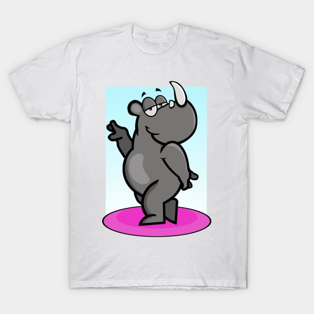 Rhino T-Shirt by RG Illustration